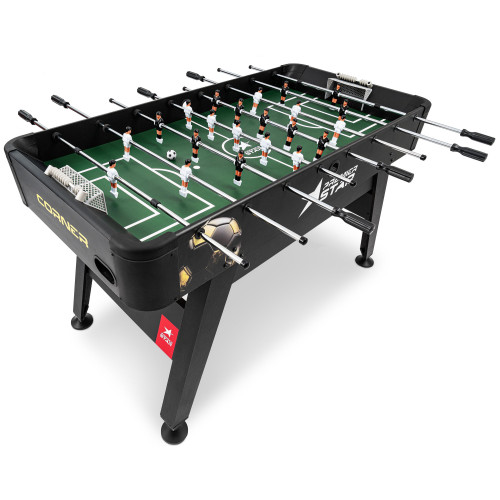 Настольный футбол  Hop-Sport Premier Star Corner (black - gold) - фото №8