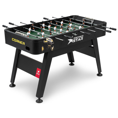 Настольный футбол  Hop-Sport Premier Star Corner (black - gold) - фото №9