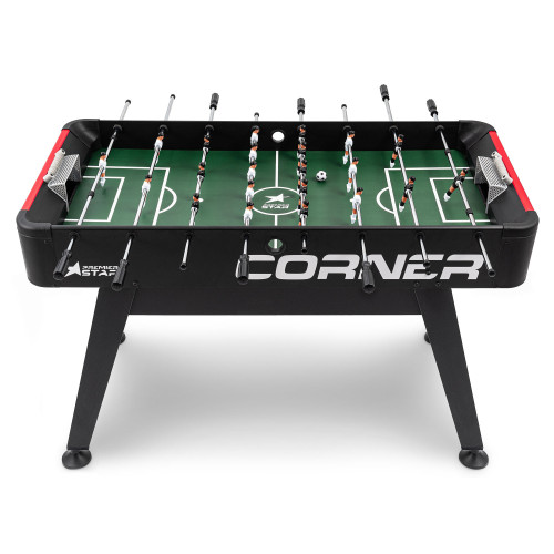 Настольный футбол  Hop-Sport Premier Star Corner (black - red) - фото №4