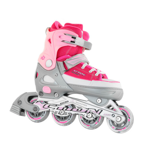 Роликовые коньки  Action ANNY/Pink/29-32 - фото №6