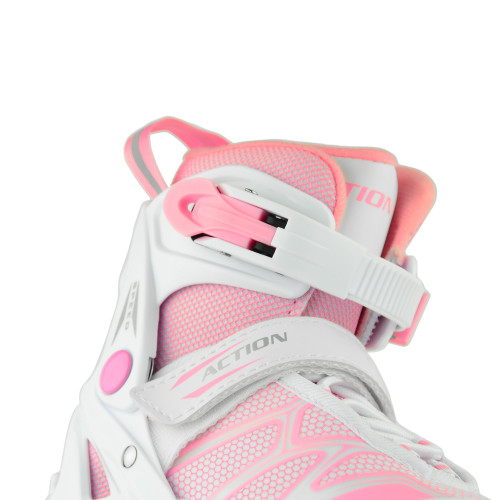 Роликовые коньки  Action 2 в 1 Riply/Pink/29-32 - фото №8