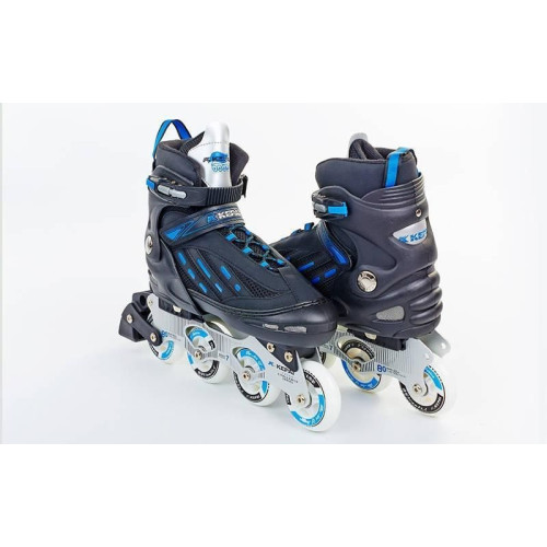 Купить Роликовые коньки  KEPAI р.XL/42-44, SS-CHIN-F1-S9 42-44 че/си в Киеве - фото №1