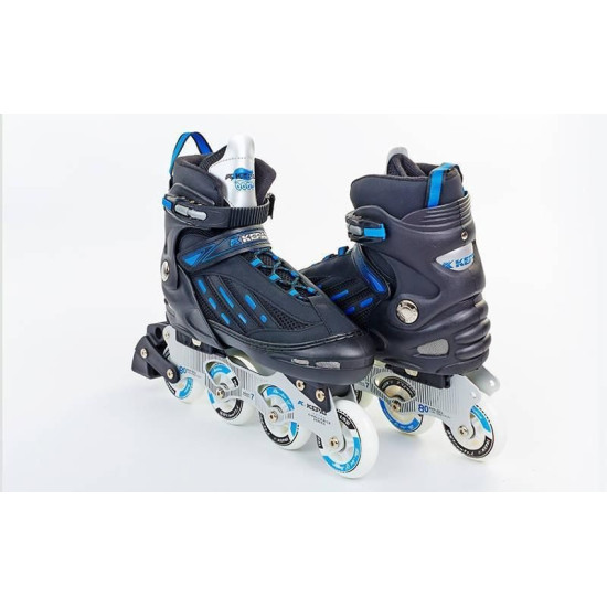 Купить Роликовые коньки  KEPAI р.XL/42-44, SS-CHIN-F1-S9 42-44 че/си в Киеве - фото №1