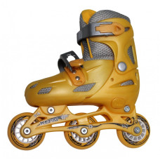 Роликовые коньки KEPAI р.S/30-33, SS-CHIN-STAR-9 30-33 жел 