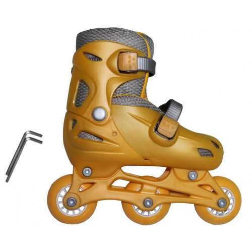 Роликовые коньки  KEPAI р.S/30-33, SS-CHIN-STAR-9 30-33 жел  - фото №3