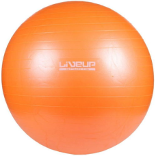 Фитбол LiveUP ANTI-BURST BALL оранжевый Уни 65см