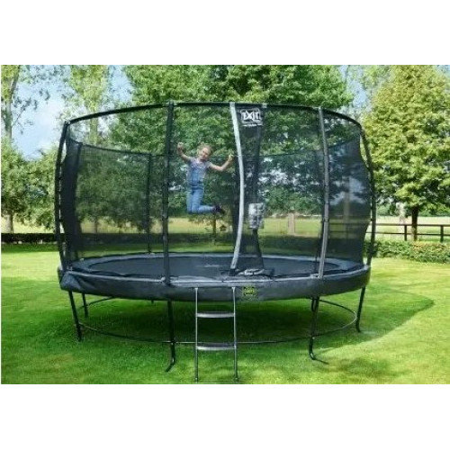 Батут  EXIT Elegant Premium 427cm black  - фото №5