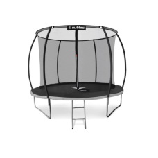 Батут Outtec Premium 12ft (374cm) чорно-сірий з внутрішньою сіткою