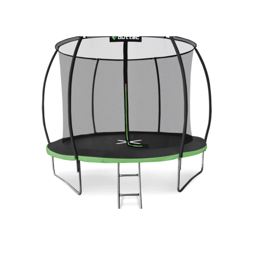 Купить Батут  Outtec Premium 12ft (374cm) черно-зеленый с внутренней сеткой в Киеве - фото №1