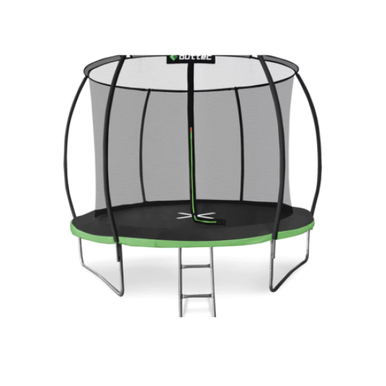 Купить Батут  Outtec Premium 12ft (374cm) черно-зеленый с внутренней сеткой в Киеве - фото №1