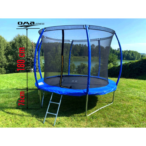 Батут  Oma Fitness PREMIUM із внутрішньою сіткою 10FT - фото №3
