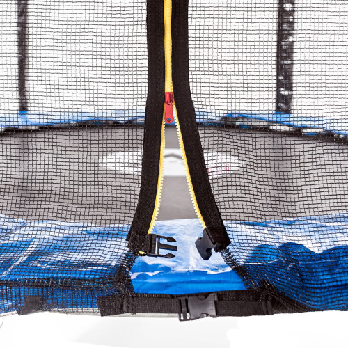 Батут  Atleto 252 см с сеткой синий - фото №4