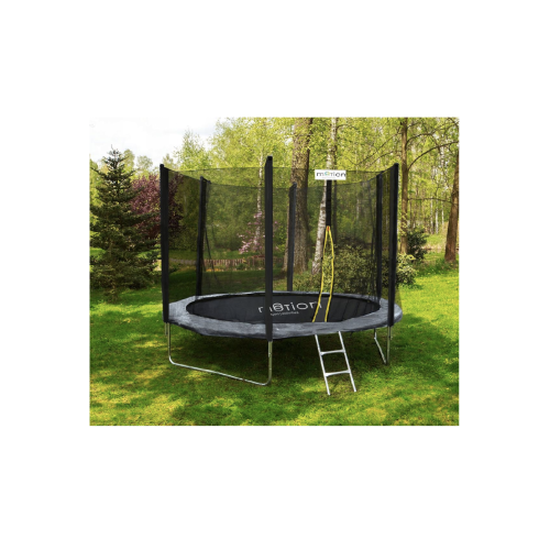 Батут  Motion Sport Line 10ft (305cm) з зовнішньою сіткою сірий - фото №2