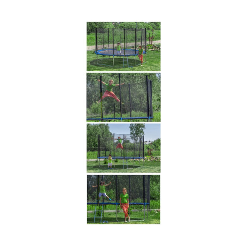 Батут  SkyJump 13FT 404 см с внешней сеткой - фото №2