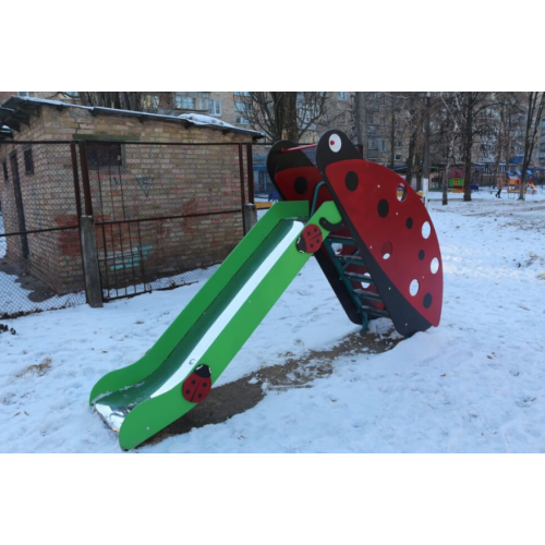 Детский игровой комплекс  Kidigo  горка Божья коровка 1,2 - фото №4