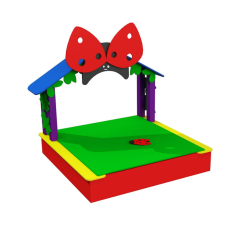 Детский игровой комплекс Kidigo Божья коровка закрытая