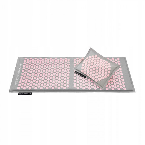 Мат для акупунктури  4FIZJO Eco Mat XL Аплікатор Кузнєцова Grey/Pink - фото №7