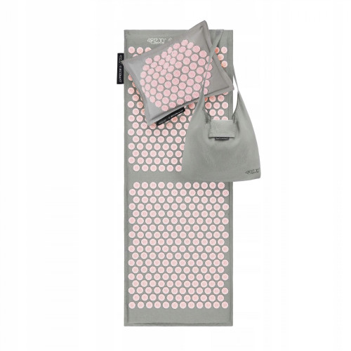 Мат для акупунктури  4FIZJO Eco Mat XL Аплікатор Кузнєцова Grey/Pink - фото №4