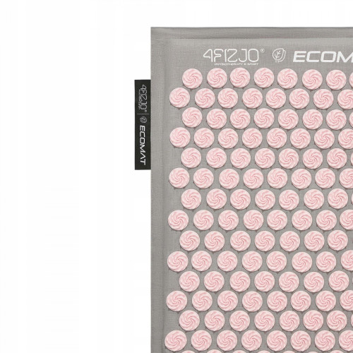 Мат для акупунктури  4FIZJO Eco Mat XL Аплікатор Кузнєцова Grey/Pink - фото №2