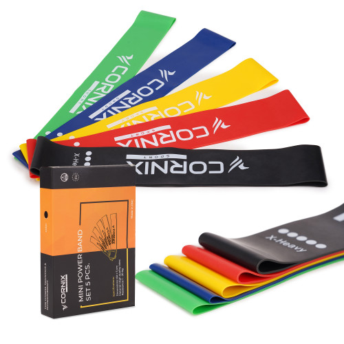 Купить Резинка для фитнеса  Cornix Mini Power Band набор 5 шт 1-20 кг XR-0045 в Киеве - фото №1