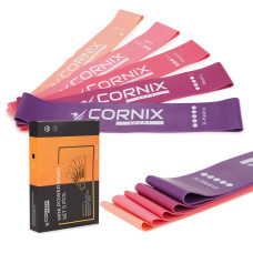Резинка для фитнеса Cornix Mini Power Band набор 5 шт 1-20 кг XR-0046