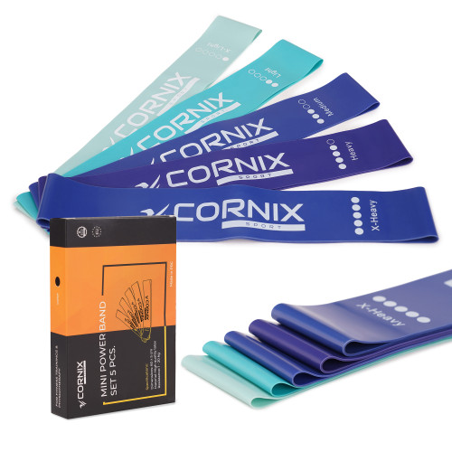 Купить Резинка для фитнеса  Cornix Mini Power Band набор 5 шт 1-20 кг XR-0047 в Киеве - фото №1