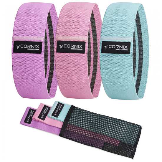 Купить Резинка для фитнеса  Cornix Hip Band 3 шт XR-0048 в Киеве - фото №1