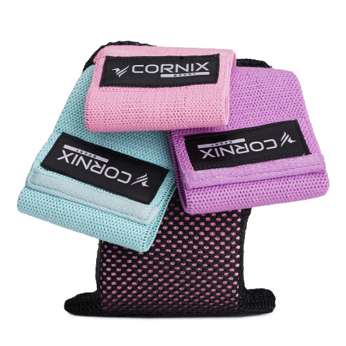 Резинка для фитнеса  Cornix Hip Band 3 шт XR-0048 - фото №5