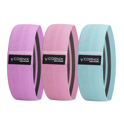Резинка для фитнеса  Cornix Hip Band 3 шт XR-0048 - фото №4