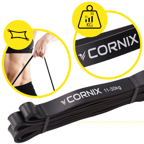 Резинка для фитнеса  Cornix Power Band 22 мм 11-30 кг XR-0059 - фото №3