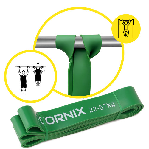 Резинка для фитнеса  Cornix Power Band 44 мм 22-57 кг XR-0061 - фото №4