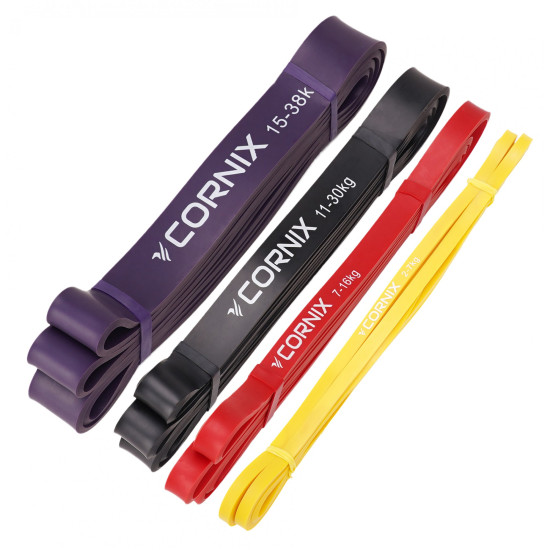 Купить Резинка для фитнеса  Cornix Power Band 2-38 кг 4 шт XR-0087 в Киеве - фото №1