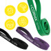 Резинка для фитнеса  Cornix Power Band 11-57 кг 3 шт XR-0089 - фото №6