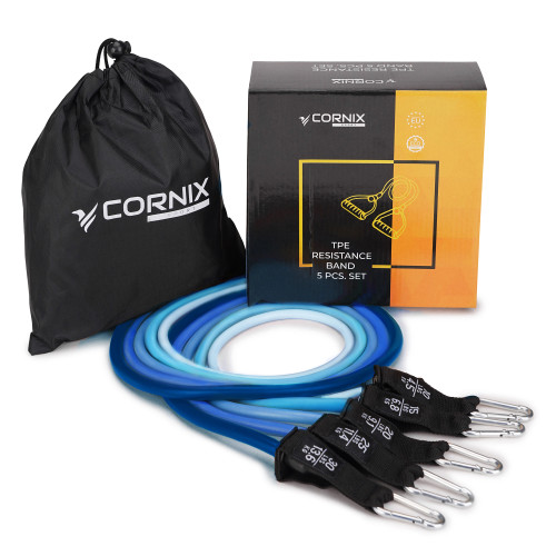 Резинка для фитнеса  Cornix 5 шт 4.5-13.6 кг XR-0254 - фото №6