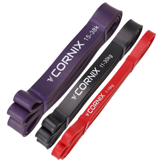 Купить Резинка для фитнеса  Cornix Power Band 7-38 кг 3 шт XR-0259 в Киеве - фото №1