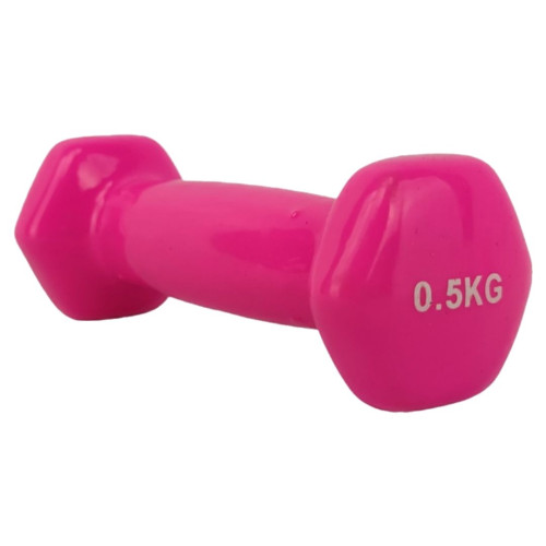 Гантель  LEXFIT виниловые 0,5 кг  LKDB-505-0,5 - фото №2
