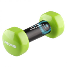Гантель LivePro STUDIO DUMBBELL Green 1.5кг vinyl