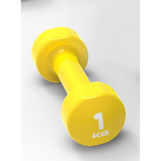 Купити Гантель  LivePro STUDIO DUMBBELL Yellow 1кг vinyl у Києві - фото №1