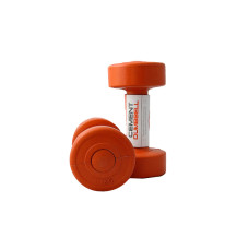 Гантель LiveUp CEMENT DUMBELL Orange 2х1kg