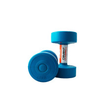 Гантель LiveUp CEMENT DUMBELL Blue 2х3kg
