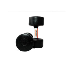 Гантель LiveUp CEMENT DUMBELL Black 2х5kg