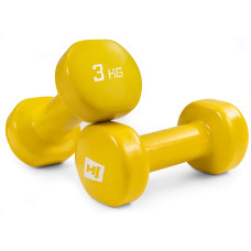 Гантель Hop-Sport 2x3 кг виниловые для фитнеса HS-V030DC