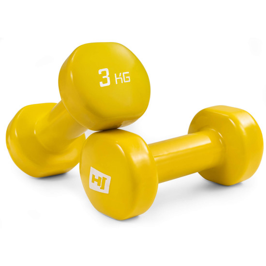 Купить Гантель  Hop-Sport 2x3 кг виниловые для фитнеса HS-V030DC в Киеве - фото №1