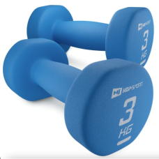 Гантель Hop-Sport 2x3 кг неопреновые для фитнеса HS-V030DR
