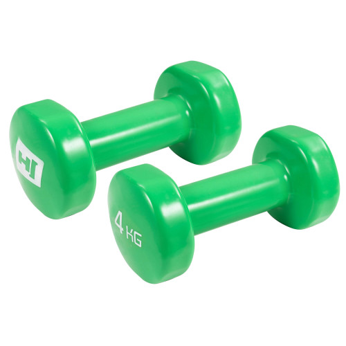 Гантель  Hop-Sport 2x4 кг виниловые для фитнеса HS-V040DC - фото №3