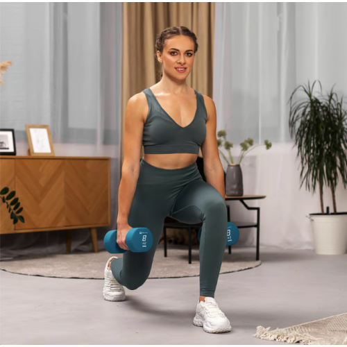 Гантель  Hop-Sport 2x8 кг неопренові для фітнесу HS-V080DR - фото №3