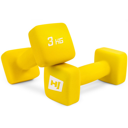 Купить Гантель  Hop-Sport 2x3 кг неопреновые для фитнеса HS-V030DS в Киеве - фото №1