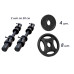 Гантель  RN-Sport 2 x 31 кг олімпійські Olimp_2х31 - фото №2