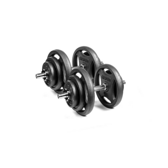 Купить Гантель  RN-Sport 2 x 18.5 кг разборные металлические RN_QTR18х2 в Киеве - фото №1