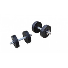 Гантель RN-Sport 2x11 кг набірні гумові